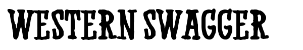 Western Swagger font