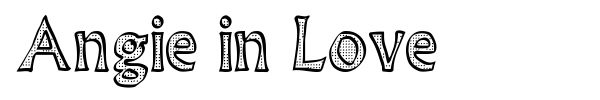 Angie in Love font
