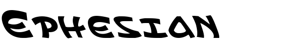 Ephesian font