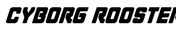 Cyborg Rooster font