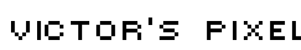 Victor's Pixel Font font
