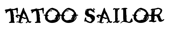 Tatoo Sailor font