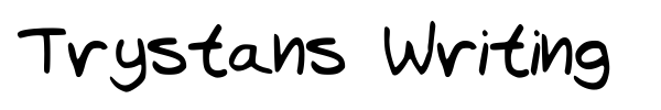 Trystans Writing font preview