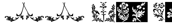 YY Old English Dingbats font
