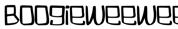 Boogieweewee font