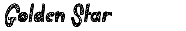 Golden Star font