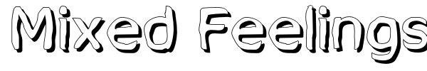Mixed Feelings font