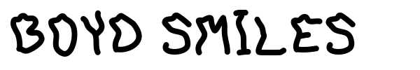 Boyd Smiles font