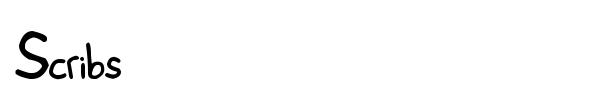 Scribs font