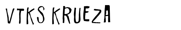 Vtks Krueza font