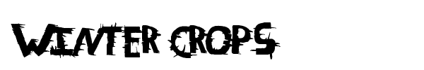 Winter Crops font