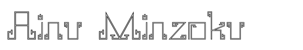 Ainu Minzoku font