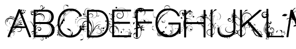 CF Flowers of Destiny font