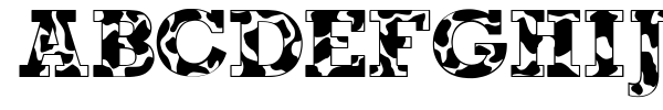 Happy Cow font