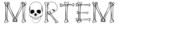 Mortem font