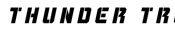 Thunder Trooper font