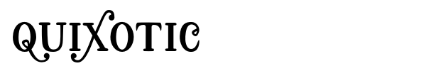 Quixotic font