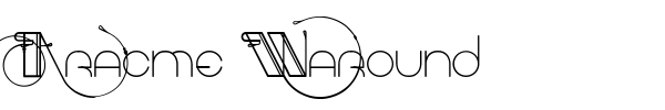 Aracme Waround font