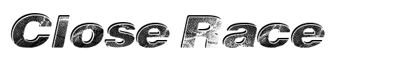 Close Race font