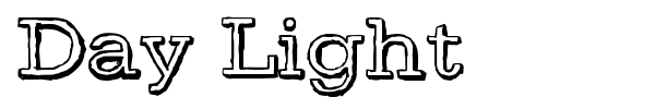 Day Light font