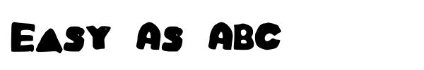 Easy As ABC font
