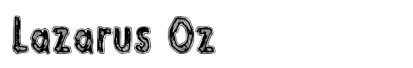 Lazarus Oz font