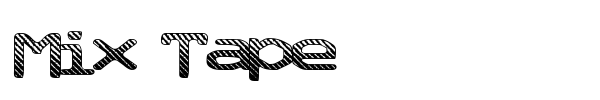 Mix Tape font