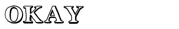 Okay font