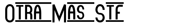 Otra Mas Stf font