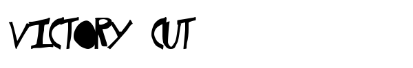 Victory Cut font