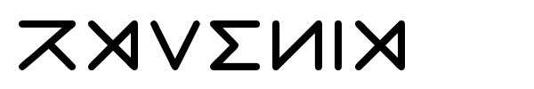 Ravenia font