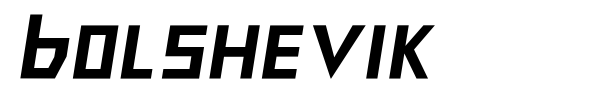 Bolshevik font