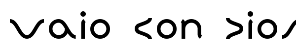 Vaio Con Dios font