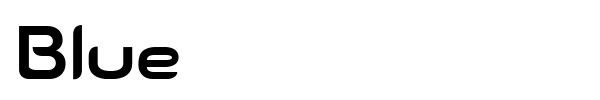 Blue font