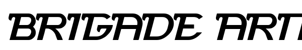 Brigade Army font