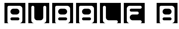 Bubble Border font