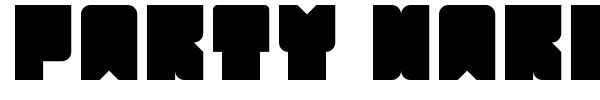 Party Hard font