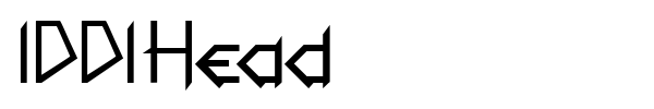 1001Head font