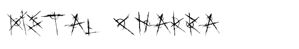 Metal Chakra font