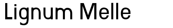Lignum Melle font