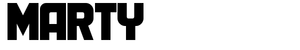 Marty font