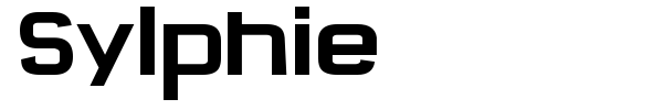 Sylphie font