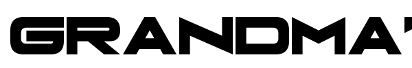 Grandma's Television font