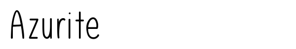 Azurite font