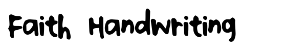 Faith Handwriting font