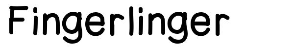 Fingerlinger font