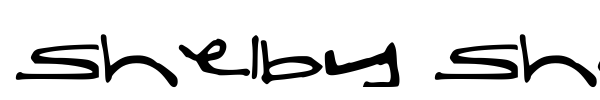 Shelby Short and Fat font