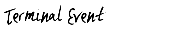 Terminal Event font