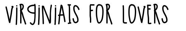 VirginiaIs For Lovers font