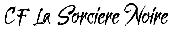 CF La Sorciere Noire font